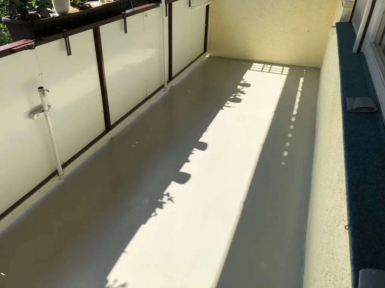 Schutzanstriche und Balkonbeschichtung in Südbaden, echtes Projektfoto von Malerfachbetrieb Zimmermann
